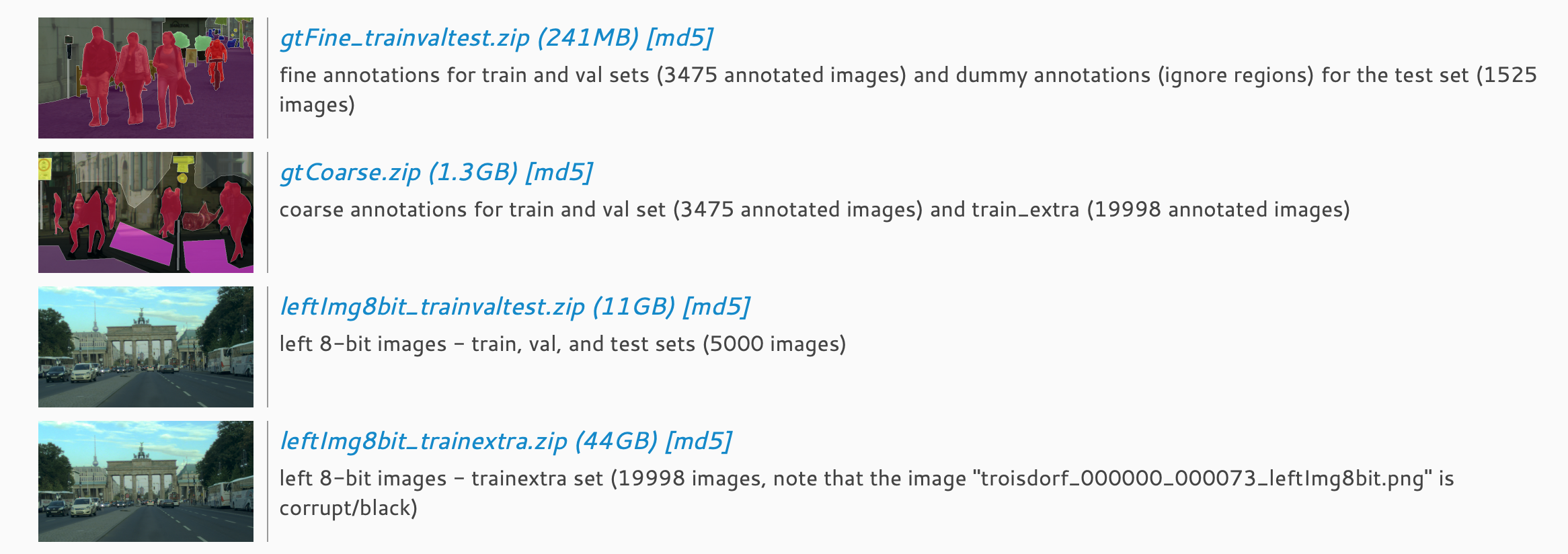 cityscapes dataset