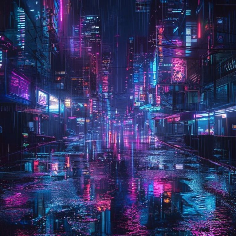 默认模型 - 赛博朋克