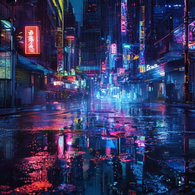 Flux 模型 - 赛博朋克