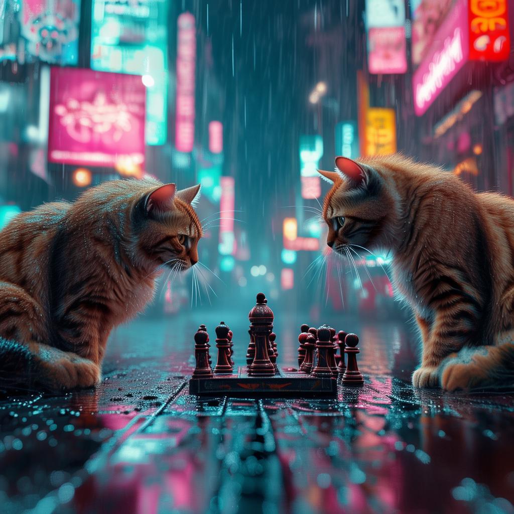 两猫下棋 - 智谱