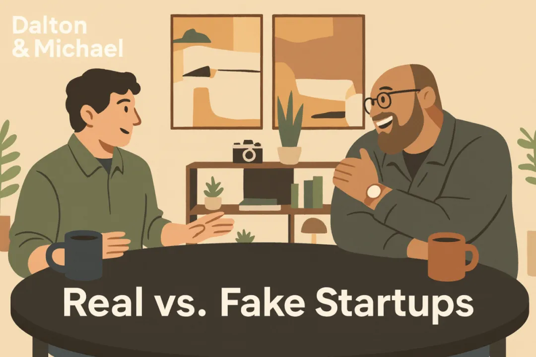 YC 播客封面：Dalton Caldwell 与 Michael Seibel 对谈 Real vs. Fake Startups